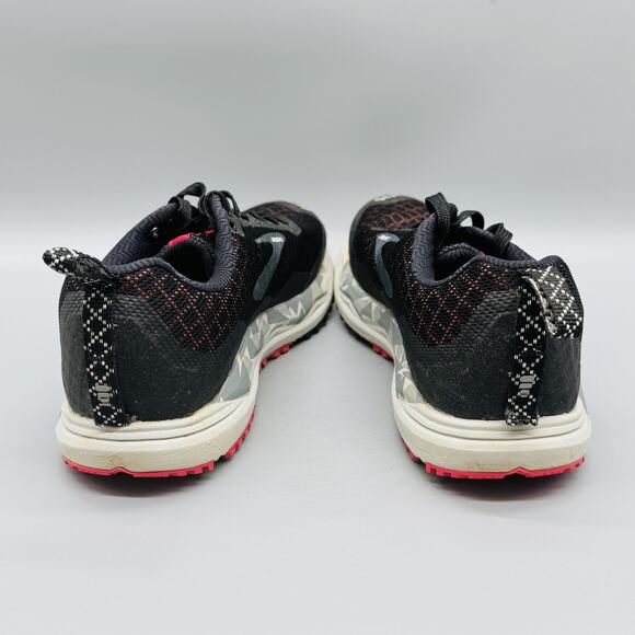 Brooks Shoes Women Black Red Caldera 3 TrailTack Trail Road Running Sneakers - Picture 8 of 11